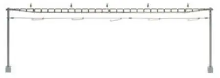 Aktuell Sommerfeldt 371 - Quertragwerk komplett mit 2 Masten, BS
