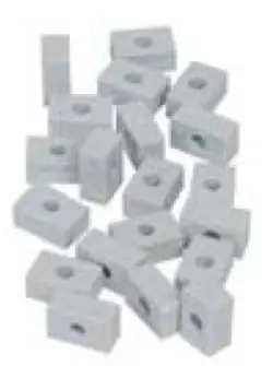 Aktuell Sommerfeldt 169 - Sockel für Streckenmast 11x7x5mm, 20 St.