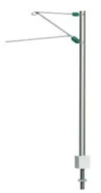 Bestpreis Sommerfeldt 117 - 5 H-Profil-Streckenmasten aus Neusilber