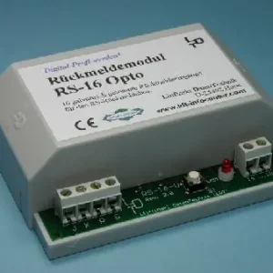 Neuheit Littfinski 310203 - RS-16-O-G - 16-fach Rückmeldemodul, Fertigmodul im Gehäuse
