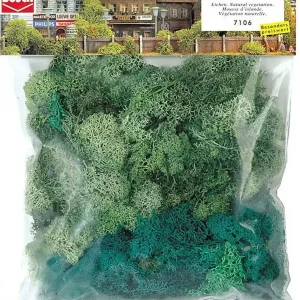 Abverkauf Busch 7106 - Großpackung Islandmoos hell- und dunkelgrün, 150g
