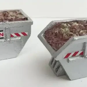 Top-Preis Loewe 2243 - Set aus 2 Absetzmulden "ZÜBLIN" mit Erdaushub