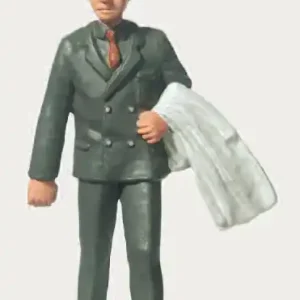 Kostenloser Versand Merten 240022 - Reisender mit Mantel handbemalt