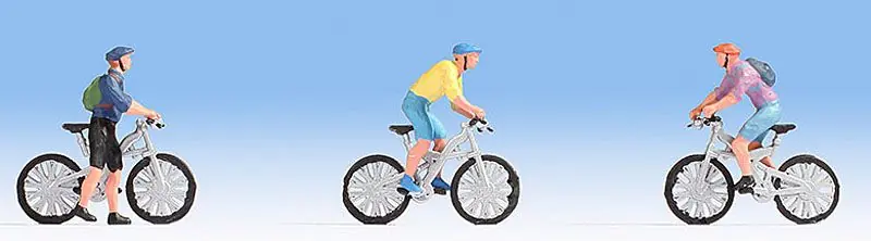 Abverkauf Noch 15899 - Mountainbiker, 3 Männer + Mountainbikes