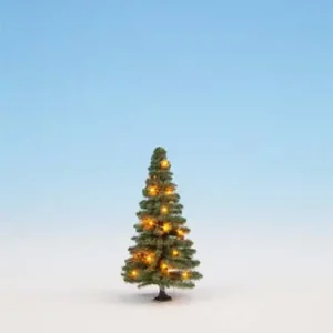 Top-Preis Noch 22121 - Beleuchteter Weihnachtsbaum, grün, mit 20 LEDs, 8 cm hoch