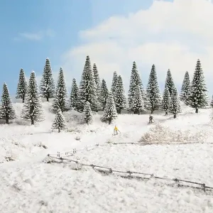 Zertifiziert Noch 26828 - Schneetannen, 25 Stück, 5 - 14 cm