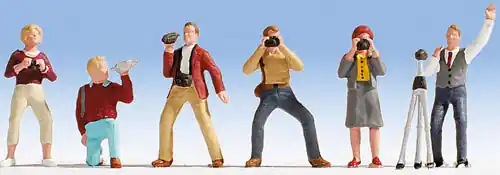 Top-Preis Noch 36571 - Fotografen 6 Figuren + Zubehör