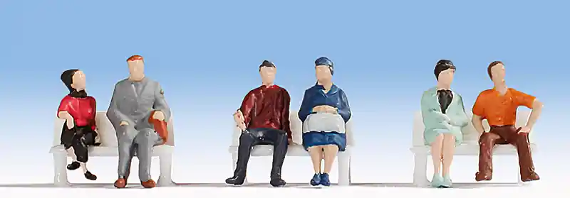 Top-Angebot Noch 47116 - Reisende, 6 Figuren (ohne Bänke)