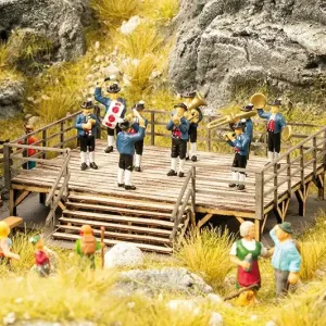 Versand Am Gleichen Tag Noch 66826 - Festbühne mit micro-sound Blaskapelle, Bausatz