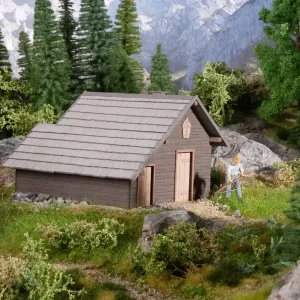 Top-Angebot Noch 67135 - Berghütte 12,7 cm x 12,1 cm, 8,9 cm hoch