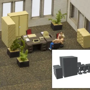 Abverkauf Büroeinrichtung 80er Jahre