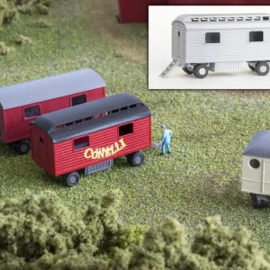 Zirkus Wohnwagen 1 kurz mit Oberlicht Echt