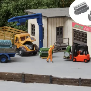 6 Zylinder LKW Motor 2x Neuheit